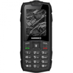 &bdquo;Hammer H Rock&ldquo; mobilusis telefonas IP68, atsparus vandeniui ir smūgiams, Dual SIM, 1800 mAh, juodas