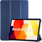 &bdquo;ProCase&ldquo; dėklas, skirtas &bdquo;Xiaomi Redmi Pad SE 11&ldquo; (2023 m.) plan&scaron;etiniam kompiuteriui, tamsiai mėlynas.
