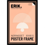 Grupo Erik plakatų rėmelis, juodas, MDF, 61 x 91,5 cm