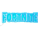 Paladone Fortnite Logo LED neoninė sieninė lempa, oficialiai licencijuota žaidimų lempa su maitinimo laidu namams, miegamajam ir gyvenamosios erdvės dekorui