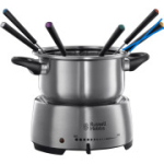 Russell Hobbs Fiesta fondiu rinkinys, 1200 W, 2 l, juoda / nerūdijantis plienas. ( B Grade)