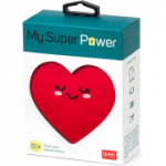 Legami ne&scaron;iojamas įkroviklis, įkraunama baterija, 9 &times; 10,6 cm, Tema Heart, USB/Micro USB įkrovimo kabelis įtrauktas, pilnas įkrovimas per 4 valandas, talpa 4800 mAh