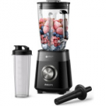 &bdquo;Philips&ldquo; 5000 serijos mai&scaron;ytuvas su &sbquo;Blending and Go&lsquo; puodeliu - 1200 W, 2 l, &sbquo;ProBlend Plus&lsquo;. Juoda (HR3031/00) (C Grade)