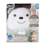 Chicco Cuddly Meditation Teddy Bear Green &ndash; raminantis mink&scaron;tas me&scaron;kiukas su meditacijos efektu