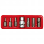Antgalių rinkinys 7vnt. HEX CrV Vorel | H4, H5, H6, H8, H10, H12