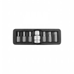 Antgalių rinkinys 7vnt. TORX Tamperproof Yato | TT25, TT30, TT40, TT45, TT50, TT55