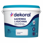 Dažai lateksiniai matiniai drėgnoms patalpoms DEKORAL (MALEINAK PLUS) | balta 10 ltr.