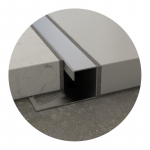 Profilis Q tipo, nerūdyjančio plieno, užapvalintais kampais Stainless Steel Profiles | 10x10mm L250cm