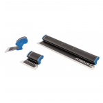 Glaistyklė Flexogrip AluStar - lanksti, nerūdyjamčio plieno keičiamais a&scaron;menimis, aliuminio korpusas Storch | 180x0,3mm