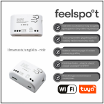 I&scaron;manusis jungiklis &ndash; rėlė Feelspot FS-SRS02W RF, Wi-Fi, Tuya,I&scaron;manusis jungiklis &ndash; rėlė Feelspot FS-SRS02W RF, Wi-Fi, Tuya