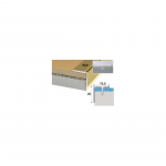 Profilis Effector A30 laiptams | sidabrinis 90 cm 20x19.5 mm