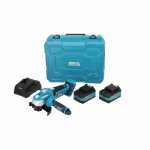 Akumuliatorinis kampinis &scaron;lifuoklis Dedra DED7030A06 18V (2x4Ah + kroviklis)