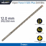 Grąžtas FORCE X 12.0x310/250 SDS+