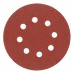 Diskinis &scaron;lifavimo popierius prilimpantis su skylėm Vorel | Nr.150 d-125mm (5vnt.)