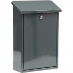Dežutė pa&scaron;to 400x250x100mm Vorel | pilka, 2raktai