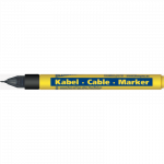 Markeris Bleispitz kabeliams, juodas 0,75mm
