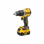 Akumuliatorinis smūginis gręžtuvas Dewalt DCD100Y su 2 x 5.0 Ah baterijom ir įkrovikliu