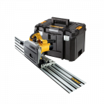 Įleidžiamas elektrinis diskinis pjūklas Dewalt DWS520KTR su liniuote