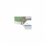 Profilis Effector A31 laiptams | sidabrinis 270 cm 25x10 mm