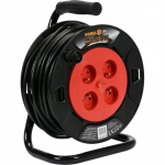 Elektros prailgintojas 3x1mm&sup2; Vorel | 25m, 4 lizdai, 220V, 16A