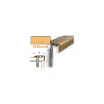 Profilis laiptams PVC Myck, 30 x 14 mm | bukas2, 1 m