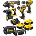 DCK422P3 DeWALT 18V combo rinkinys (3x5.0 Ah)