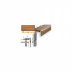 Profilis laiptams PVC Myck, 30 x 14 mm | ka&scaron;tonas, 2 m