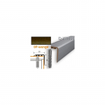 Profilis laiptams PVC Myck, 30 x 30 mm | wenge, 1 m