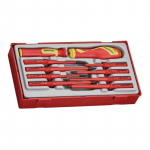 10 dalių 1000 voltų atsuktuvų rinkinys. Teng Tools TTV710N