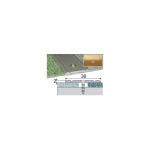 Profilis Effector A02 sujungimo | auksinis 93 cm 30x2 mm