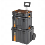 DewaĮrankių dėžė DeWALT DWST60452-1, 3 dalių TSTAK, ant ratukų, IP54, be įrankių