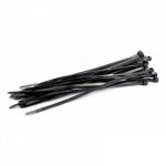 Nailono dirželiai 4,8x430mm 100vnt Juodi