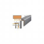 Profilis laiptams PVC Myck, 30 x 30 mm | guoba, 2 m