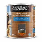 Impregnantas medienai formuojantis plėvelę Drewnochron (IMPREGNAT EXTRA) | 0,75 ltr pilkas