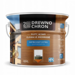 Impregnantas medienai formuojantis plėvelę Drewnochron (IMPREGNAT EXTRA) | 2,5 ltr baltas