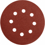 Diskinis &scaron;lifavimo popierius prilipdomas su skylėm Yato | Nr.120 d-125mm (5vnt.)