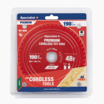 Pjovimo diskas 190x48Tx30mm, Cordless PREMIUM, SPECIALIST+