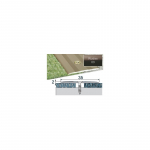 Profilis Effector A08 sujungimo | rudas 180 cm 35x2 mm