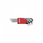 Raktų &scaron;e&scaron;iabriaunių &scaron;arnyrinių rinkinys 9vnt. 1,5-10mm HEX IMBUS CrV Yato