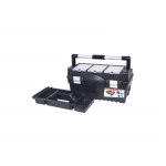 Dėžė įrankiams Patrol Formula S Alu 600 , su metaliniu užraktu | juoda (54,7 x 27,1 x 27,8 cm)