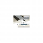 Profilis Effector A10 sujungimo, su juoda guma | sidabrinis 93 cm 50x6 mm