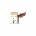Profilis PVC Myck, 36 mm | bukas1, 2 m