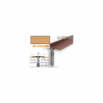 Profilis PVC Myck, 36 mm | alksnis, 2 m