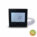 Elektroninis programuojamas termostatas (termoreguliatorius) Feelspot WTH51.36 NEW BLACK Modbus (prekė su trūkumais),Elektroni
