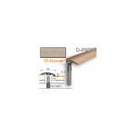 Profilis PVC Myck, 30 mm | klevas 1P, 1m
