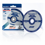 SPECIALIST+ deim. pj. diskas metalui 125x1.4x22.23 mm