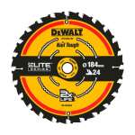 Pjov. diskas medienai DeWalt ELITE CSB 184x16mm 24T