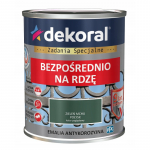 Emalis antikorozinis metalui DEKORAL | 0,65 ltr. žalias (ziele mchu) blizgus RAL 6005