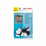 Padukai baldams kalami, plastikiniai, &Oslash; 18 mm, 8 vnt., Fix‑o‑moll (F*91)