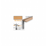 Profilis PVC Myck, 30 mm | alksnis, 1 m